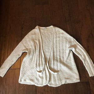 Cream cardigan
